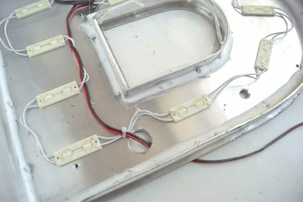 Wandlampe Vintage Leuchtbuchstabe Tischlampe Design groß