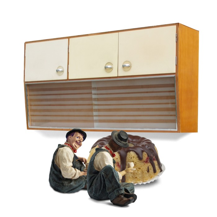 Vintage Küchenschrank Hängeschrank 50er 60er-Jahre Vintage Haengeschrank