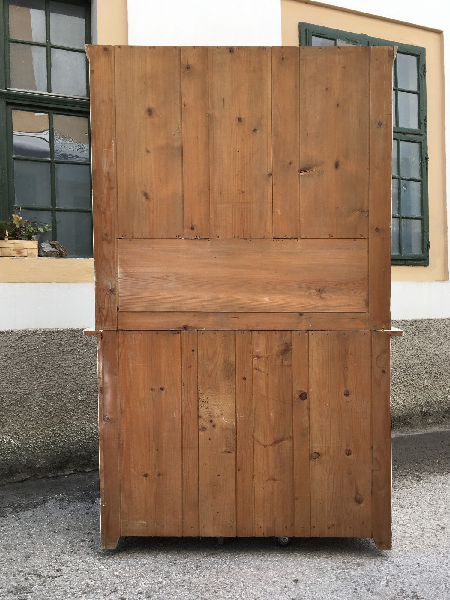 Anrichte Küchenschrank antik Buffetschrank creme Kredenz