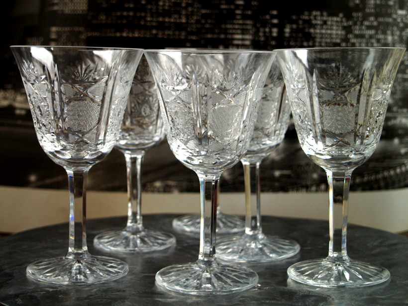 Bleikristall Gläser Wein