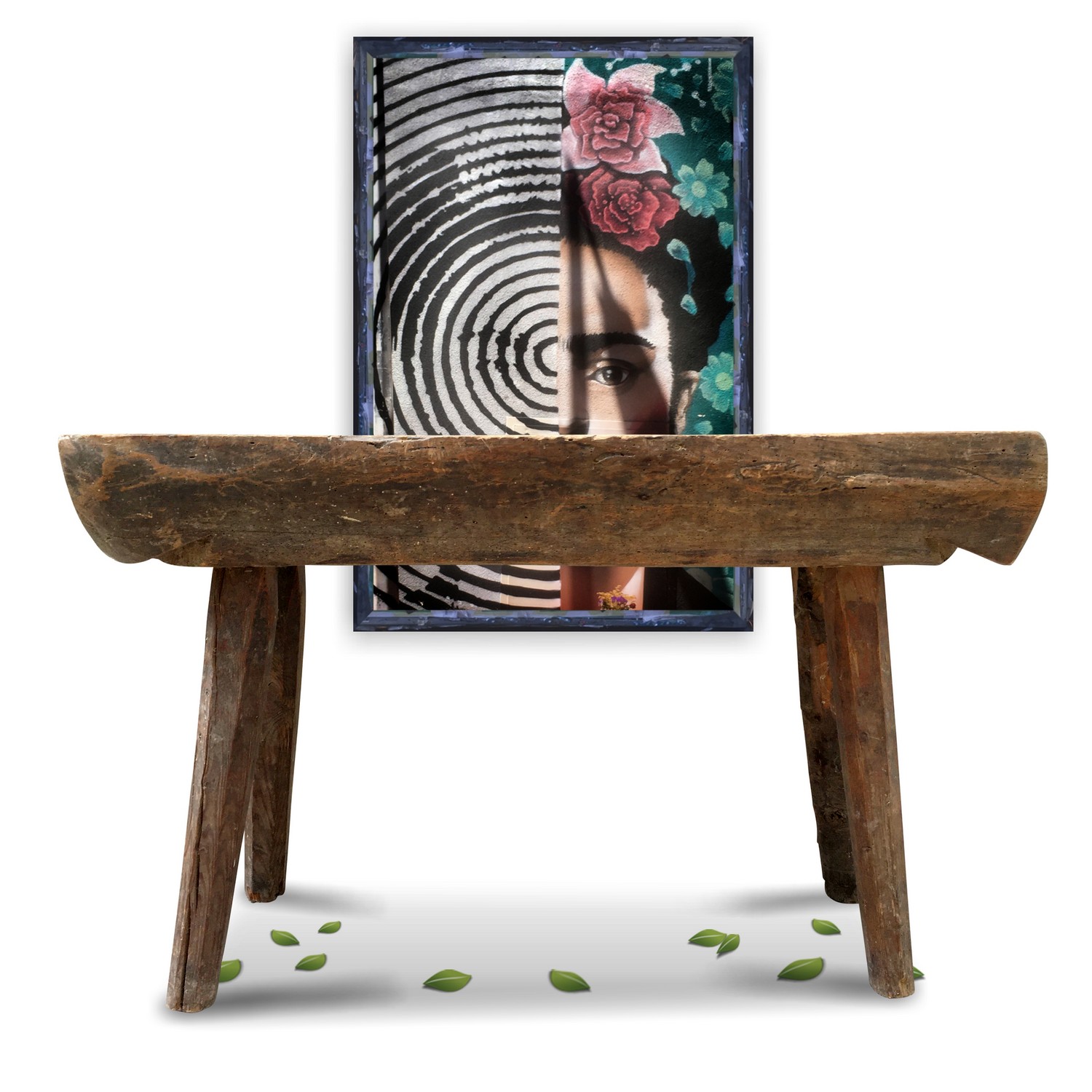 Hackstock Tisch Küche Vollholz Bauernmöbel Tisch antik