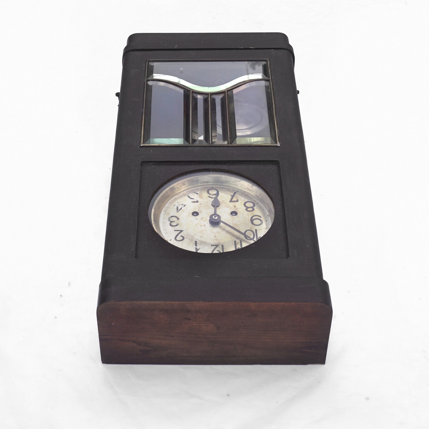 antike Wanduhr Jugendstil Adler Uhrwerk 1901 Otto Wytrlik Design Junghans Regulator