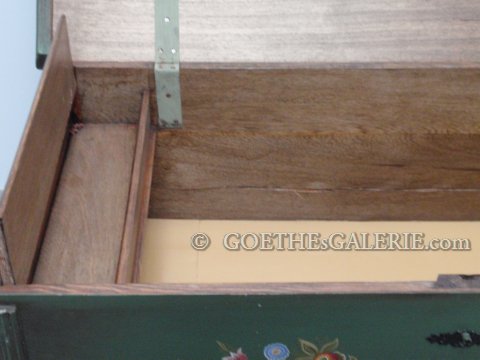 Bauerntruhe bemalt mit Lade