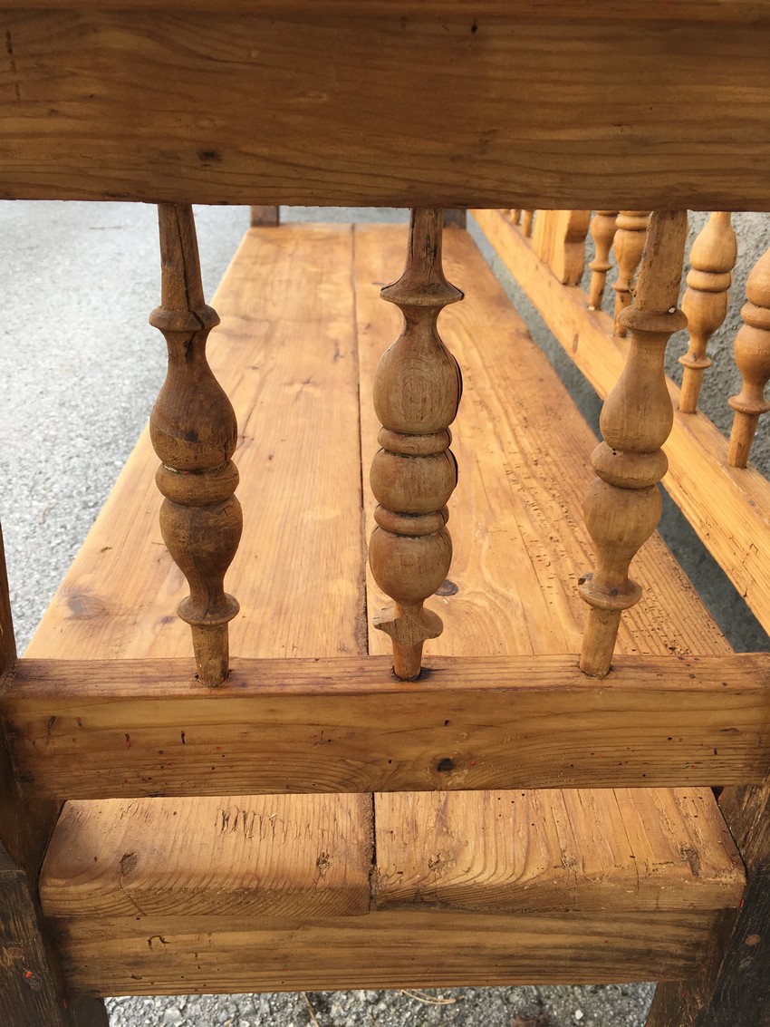 Kuechensitzbank antik