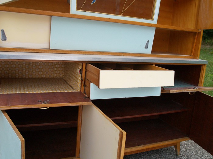 Küche 50er-Jahre Midcentury Küchenschrank