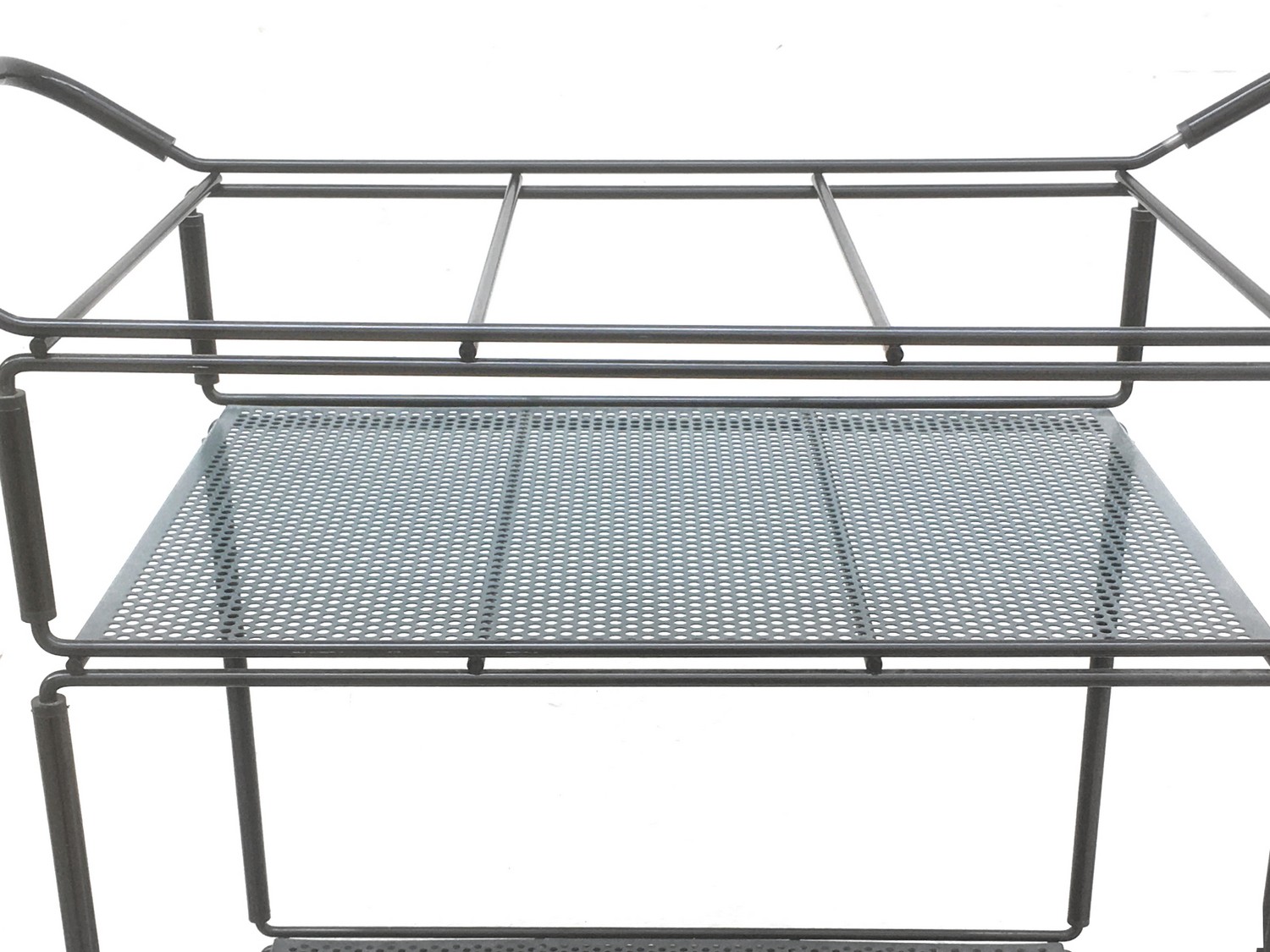 Metall Barwagen noir Industrialdesign Serviertisch Retro