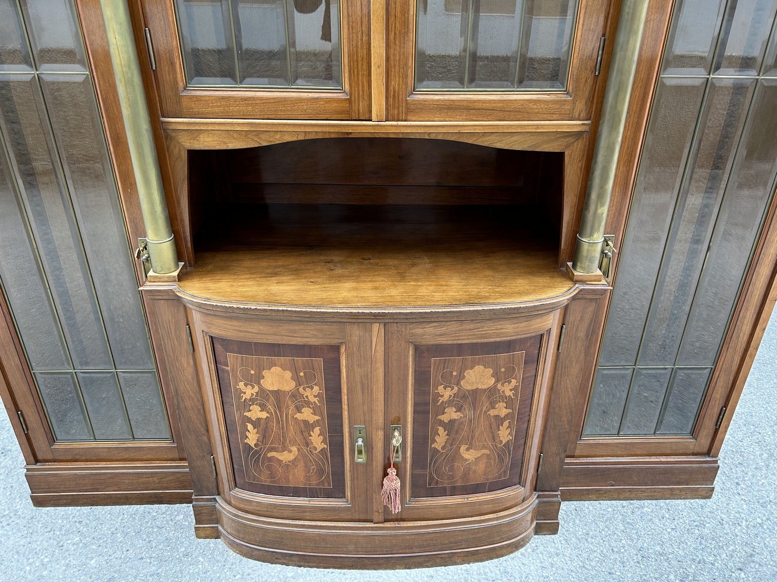 Jugendstil Schrank dreiteilig