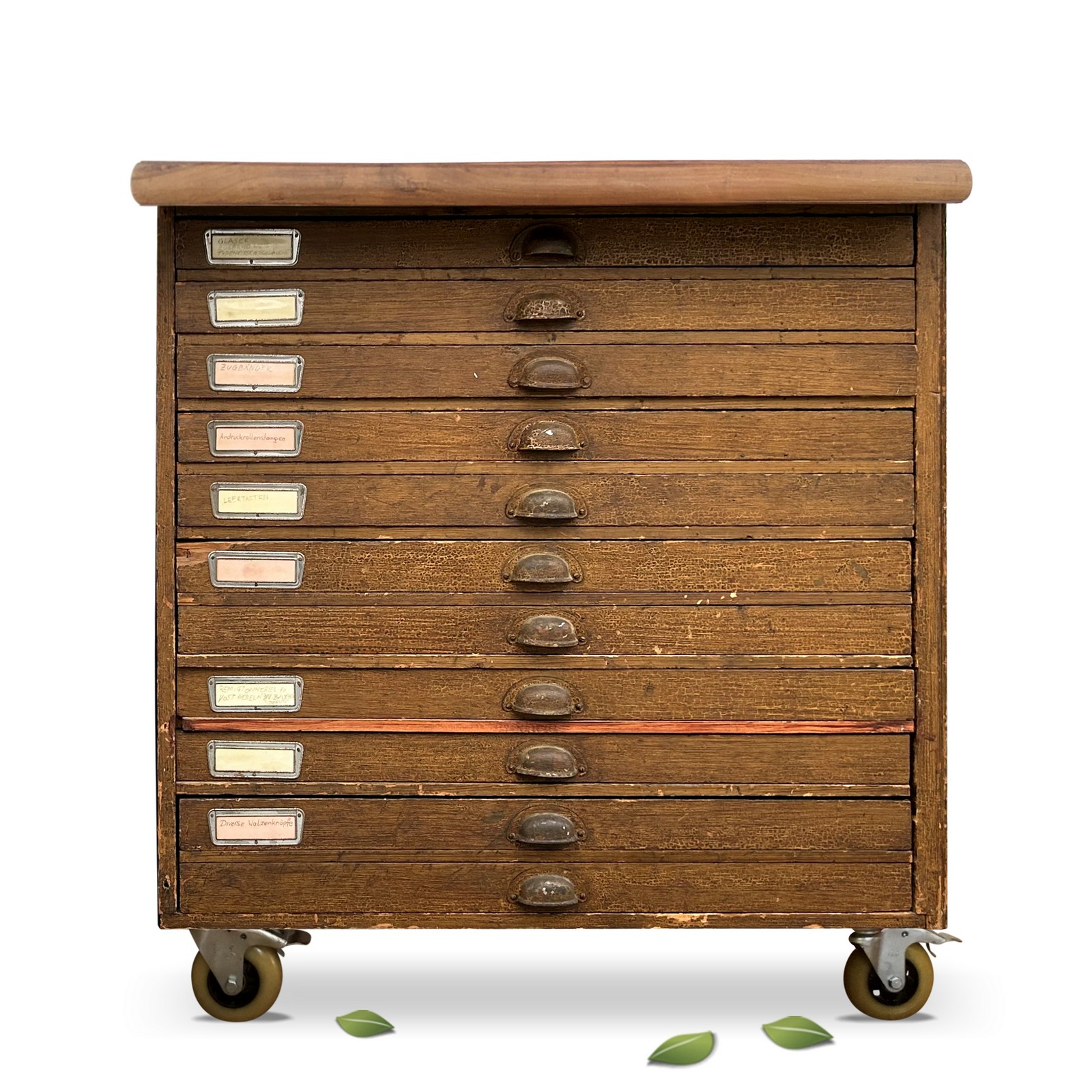 Druckereisetzkastenschrank antike Kommode Vintage 2v2 Setzkasten antik Schubladenschrank Holz Vintage Möbel Druckereikasten Industrial Design