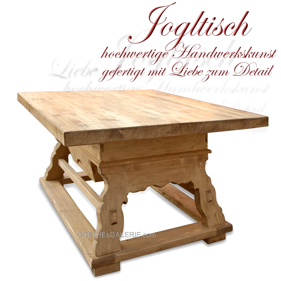 Großer Esstisch massiver Tisch Bauerntisch 150x120 Jogltisch Esstisch massiv Tisch Bauerntisch 150x120 Jogltisch
