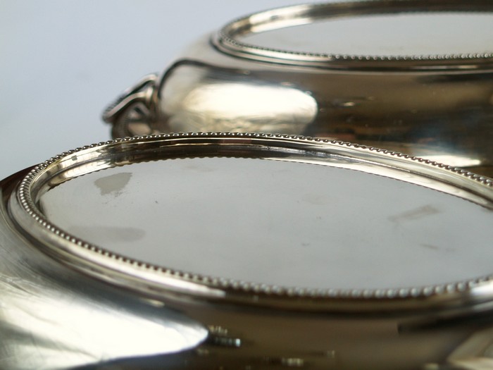 Servierplatte versilbert mit Deckel Vintage