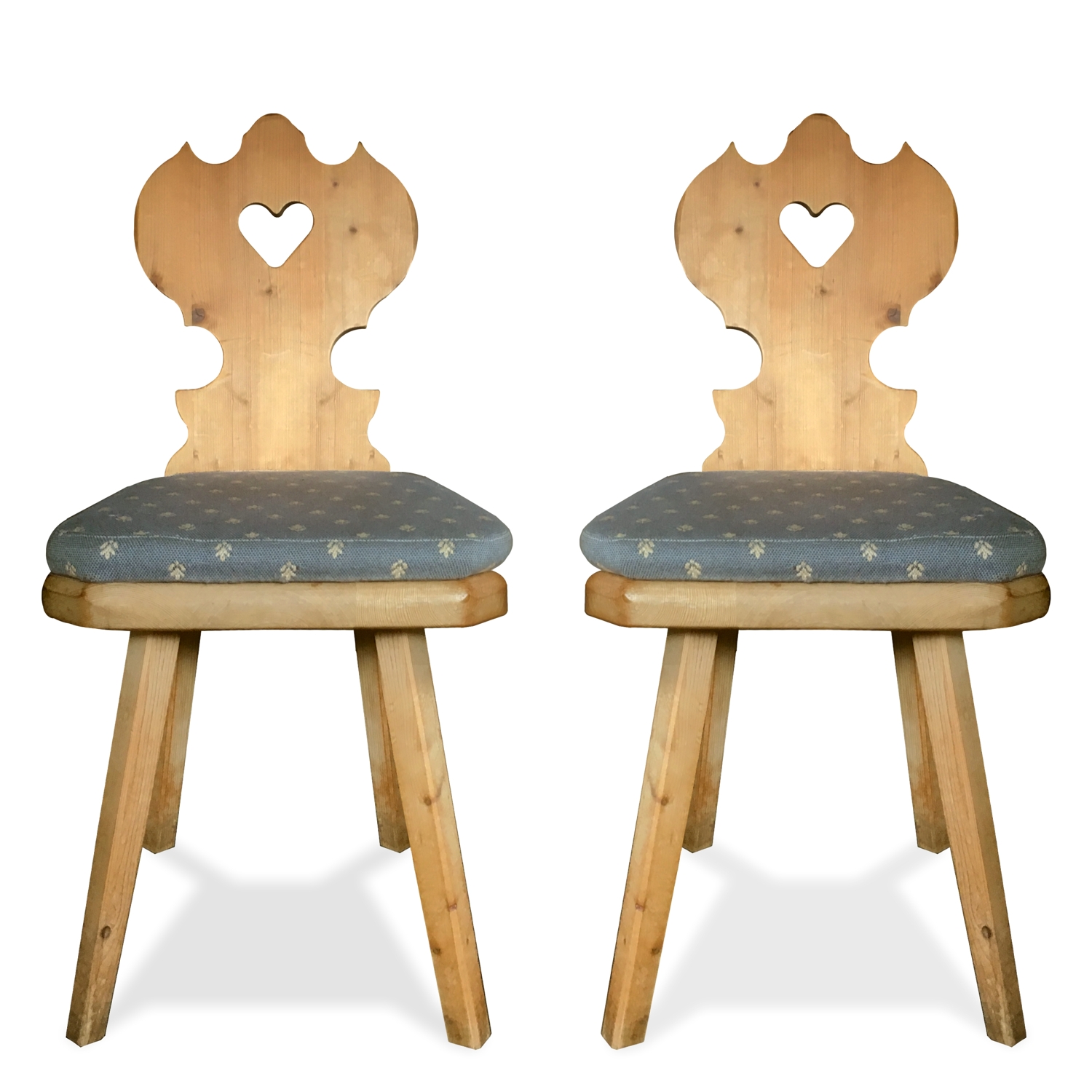 Bauernsessel 2 Stk. Stühle Landhausstil Möbel Massivholz Sessel Bauernsessel