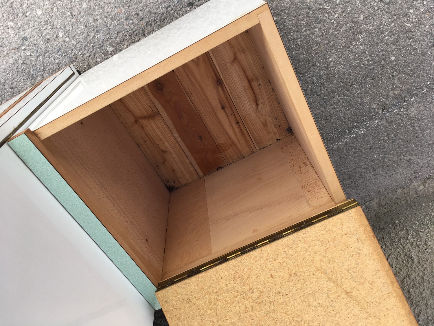 Küchensitzbank Retro Schrank Küche Vintage 50er-Jahre Midcentury Kommode