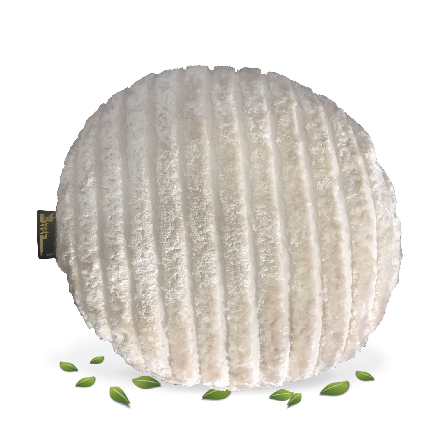Bretz Sofakissen Streifen creme flauschig