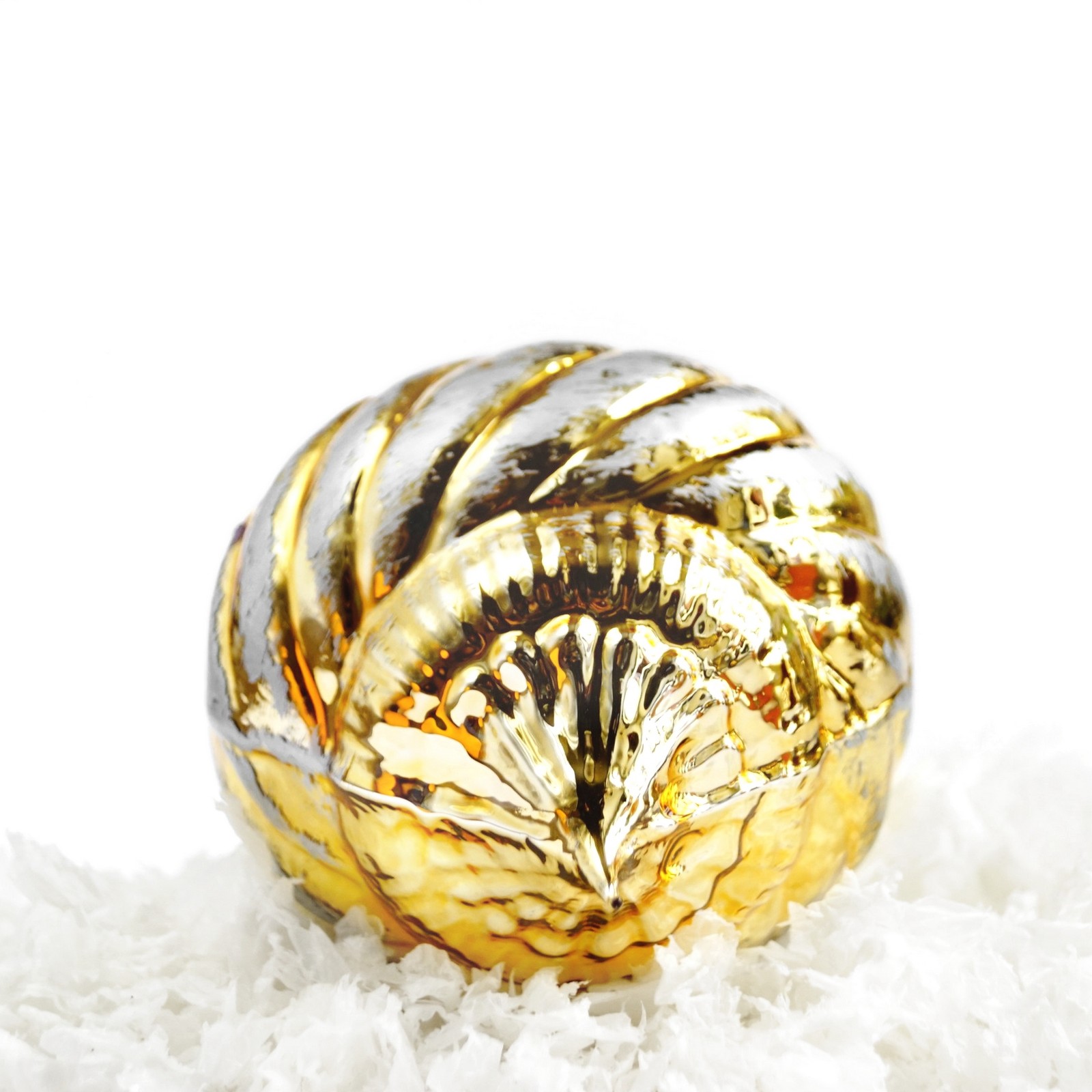 Christbaumkugel Glas mundgeblasen handgemacht lauscha Barock Ornament