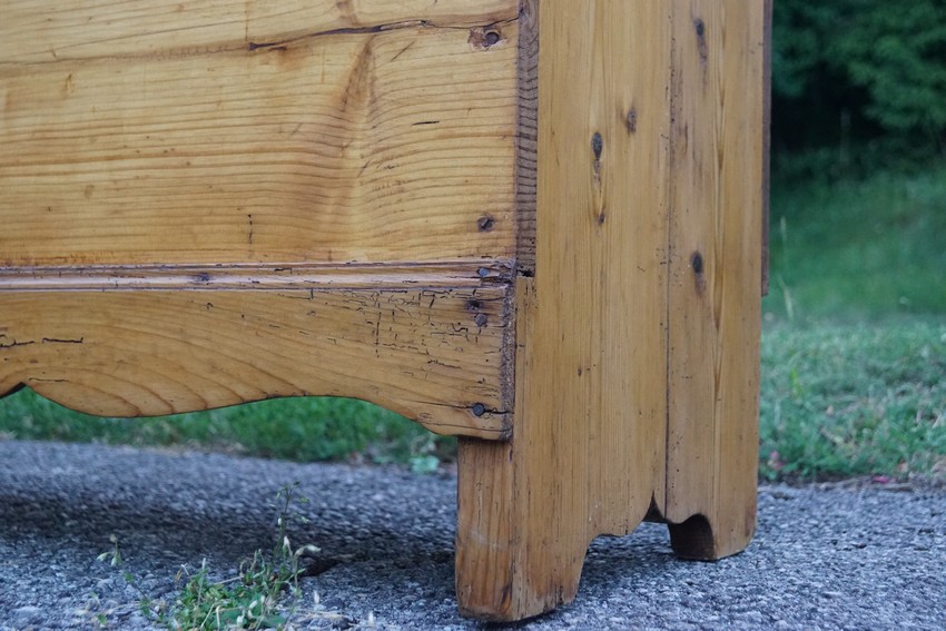 Bauernmöbel Sitztruhe antik