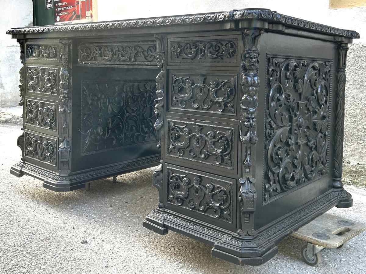 Antiquität Renaissance Schreibtisch antik Barock Möbel