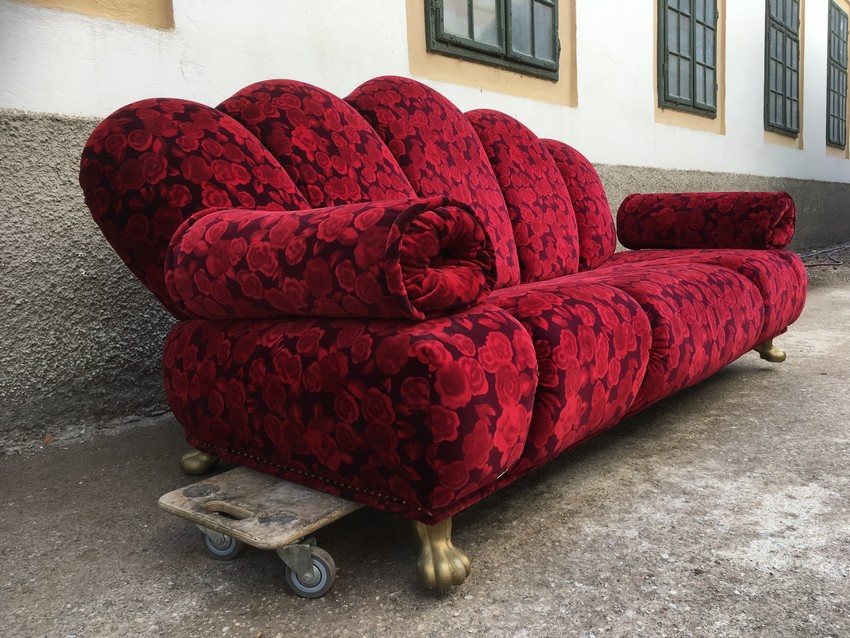 Bretz Sofa Rosenstoff Alibaba Aladin Designklassiker Monster Gaudi