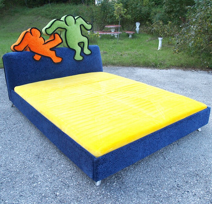 Keith Haring Bed