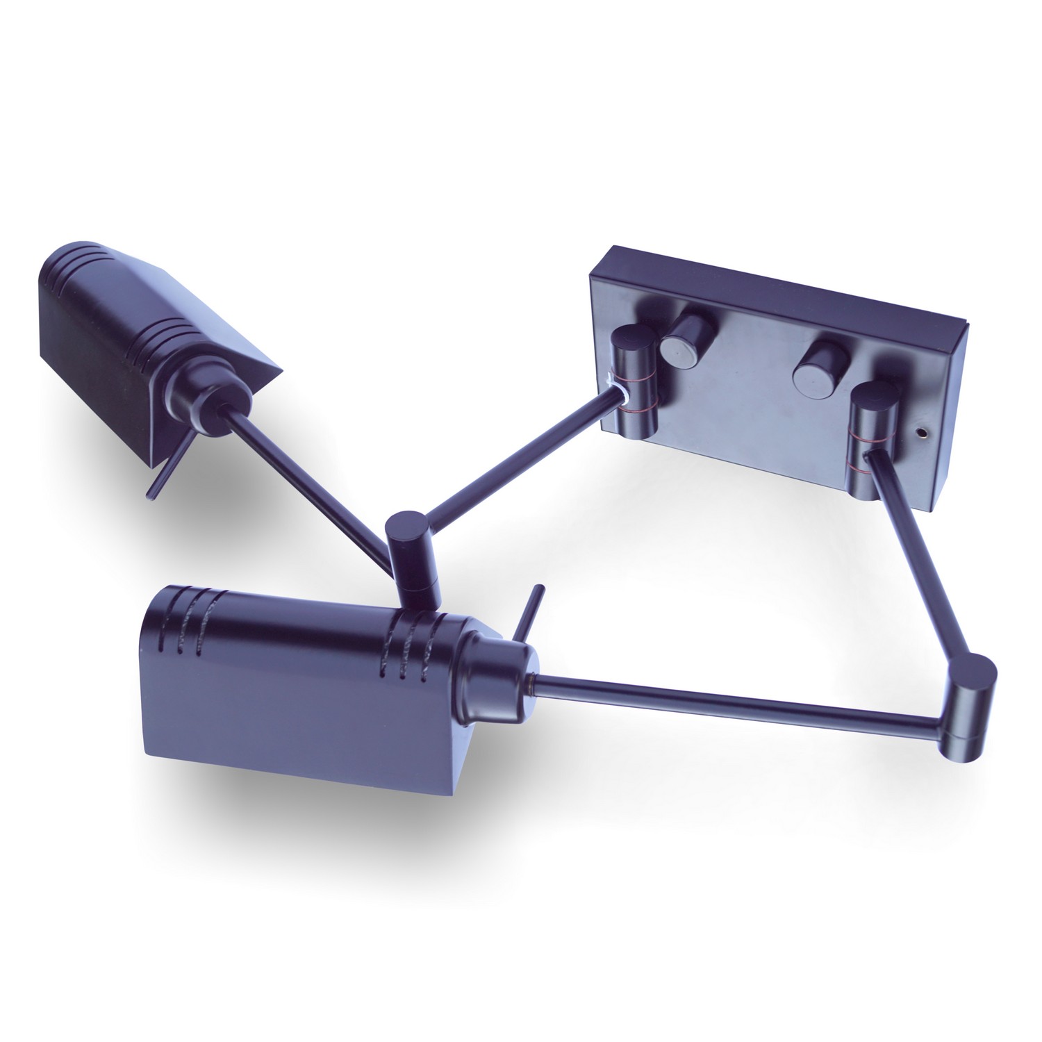 Wandleuchter schwarz 2-armig schwenkbar modernes Design Orion Leuchten Wandleuchte schwenkbar schwarz modern Orion Wien Boston Industrialdesign