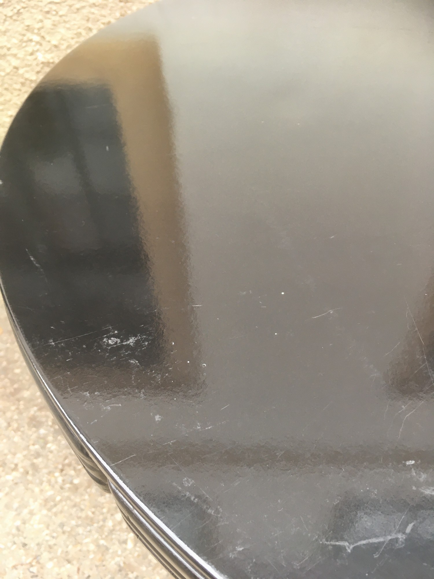 Tisch antik Jugendstil schwarz Bugholz Wien