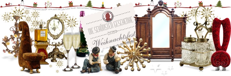 Vintage Weihnachten Antiquitaeten antike Moebel