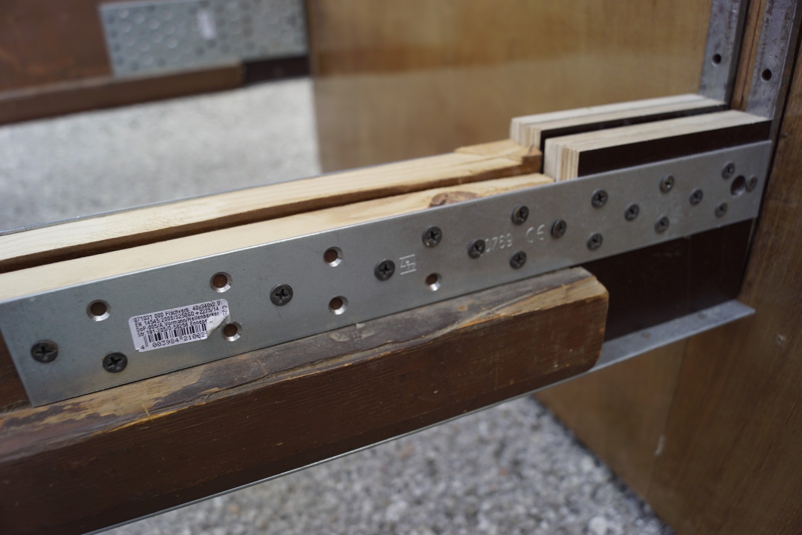 Bettrahmen Barockstil antik Doppelbett vintage