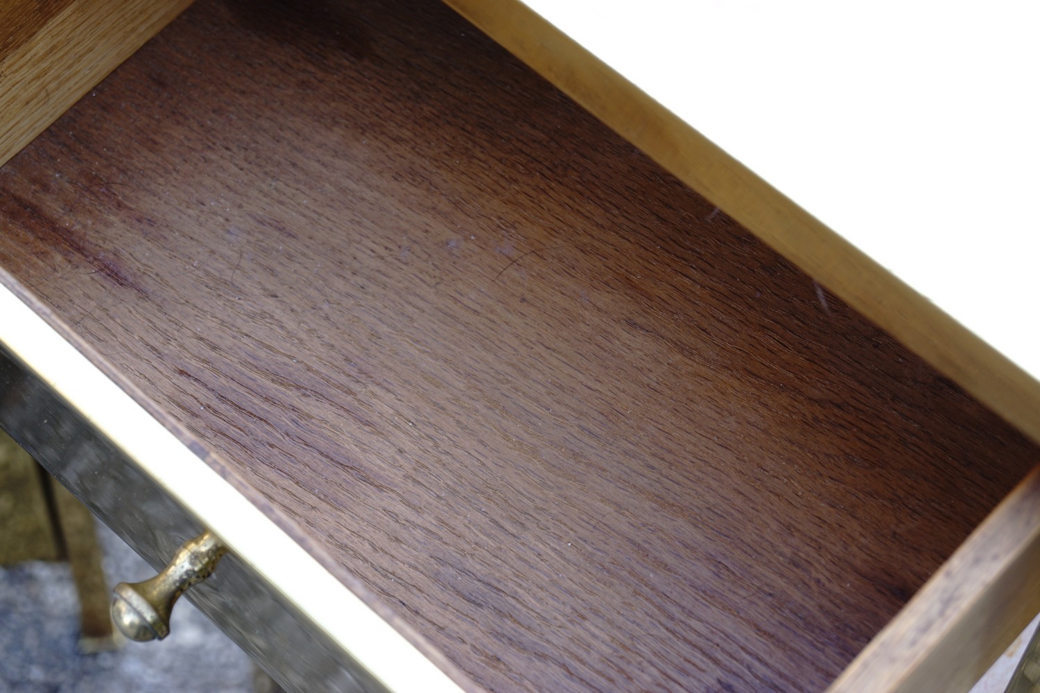 Nachtschrank Messing antik Nachtkasten Kommode Nachttisch golden