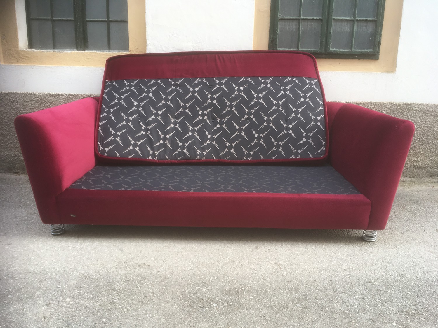 Sofa Bretz Monster dunkelrot Design gebrauchtes Designermöbel