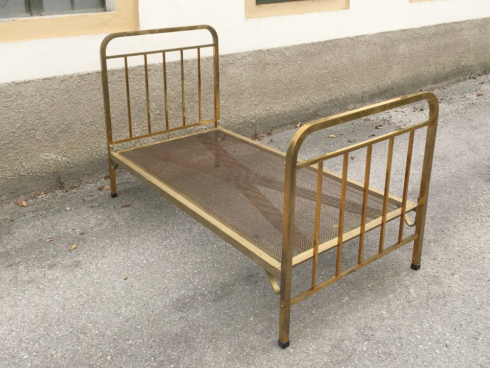 Bett antik Messing Schlafzimmer Möbel