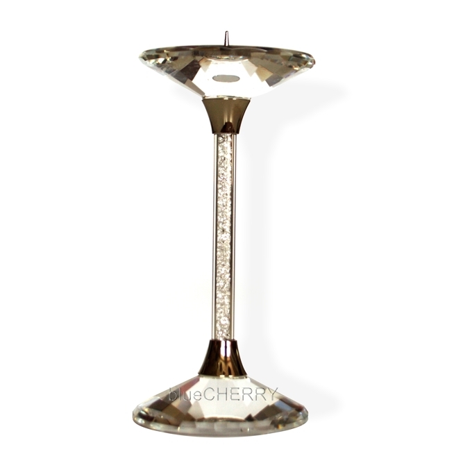 Bleikristall Kerzenständer gefüllt