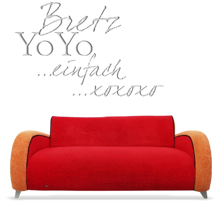 BRETZ SOFA Pop Art Designklassiker YoYo Bretz Sofa YoYo, einfach xoxoxo!