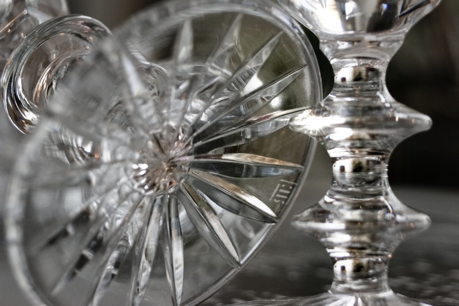 Sektgläser Bleikristall Sektflöten Riedel handgeschliffen Vintage Kristallgläser