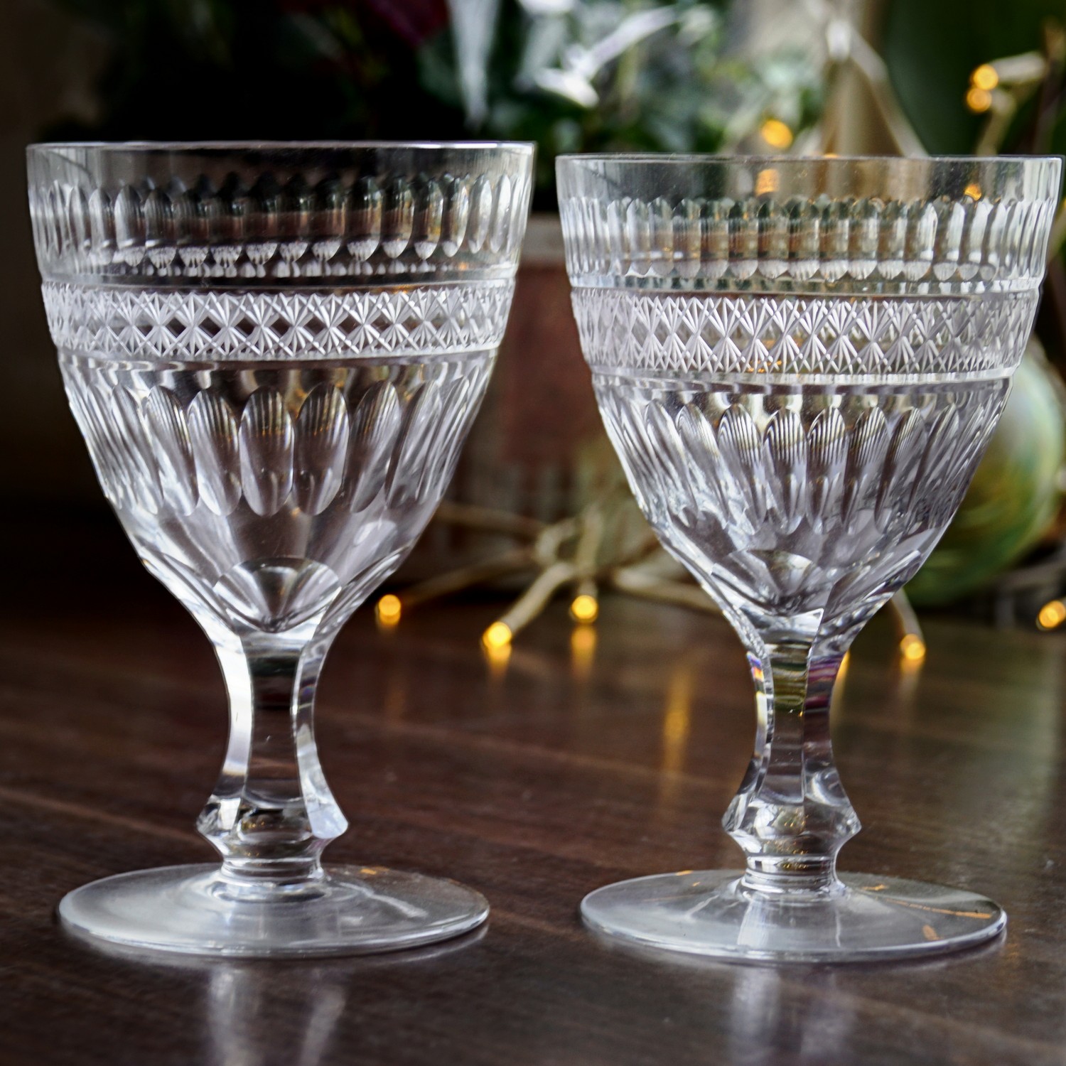 Bleikristall Gläser funkelnde Kristall Rotweingläser Kristallgläser *Traum* Bleikristall Weingläser Vintage wie neu