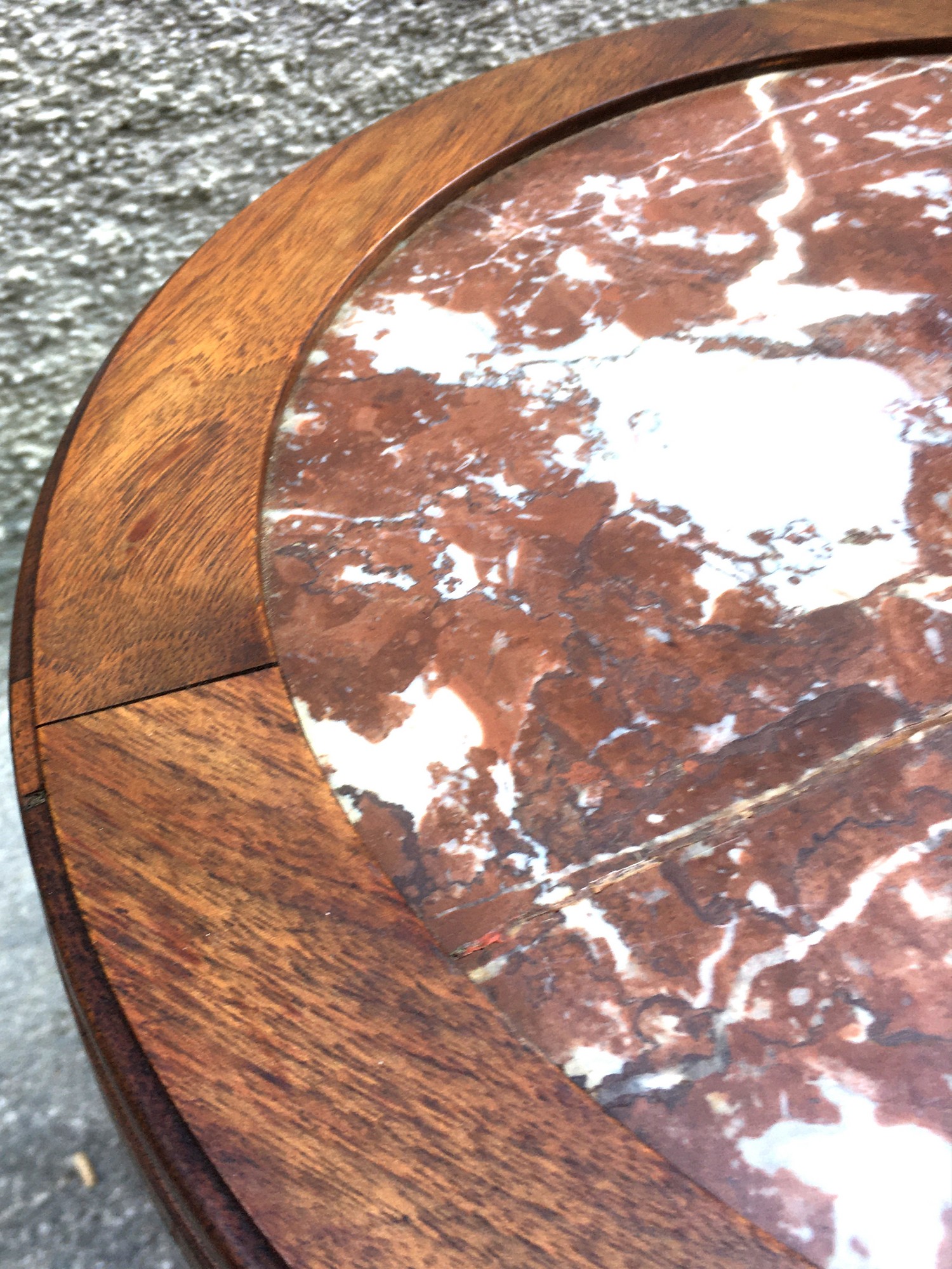 Jugendstil Tisch Marmor