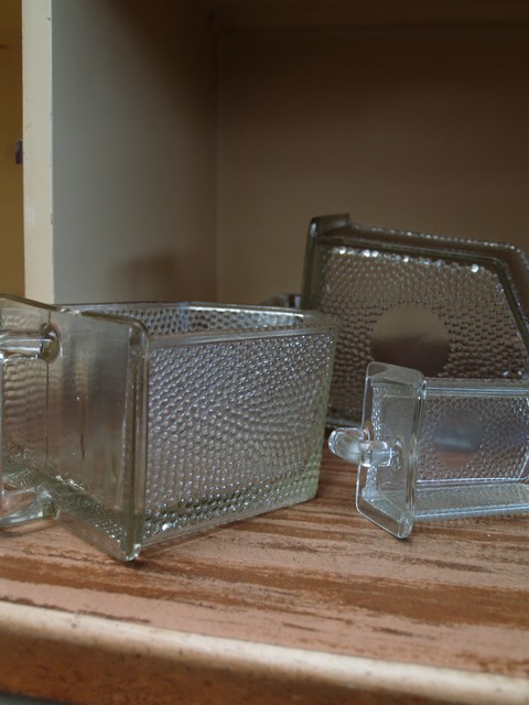 glasschütten Küche antik