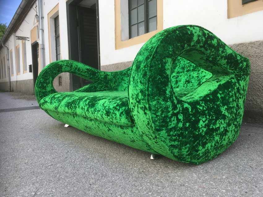 Bretz Sofa grün Slowrider Riesensofa