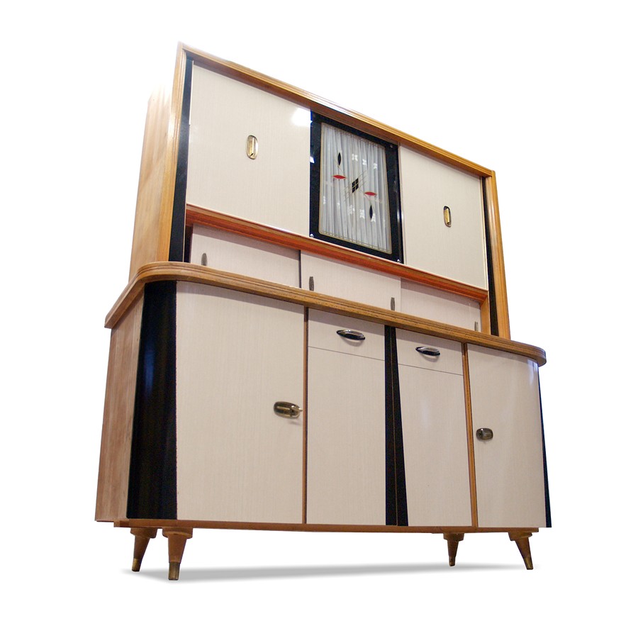 Küchenschrank Vintage Original Pastell Kredenz DEsign Vintage Küchenschrank