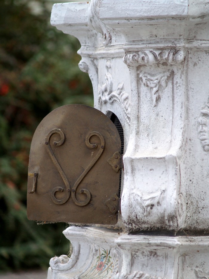 Keramik Ofen Majolika Antikstil