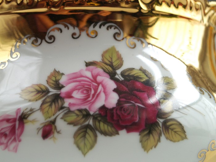 Suppentopf 24k Porzellan Shabby Chic Keksdose Bavaria Terrine