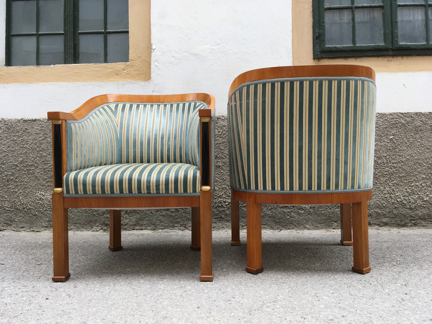 Sitzgarnitur Biedermeier Stil Sofa Tisch Sessel Sofagarnitur