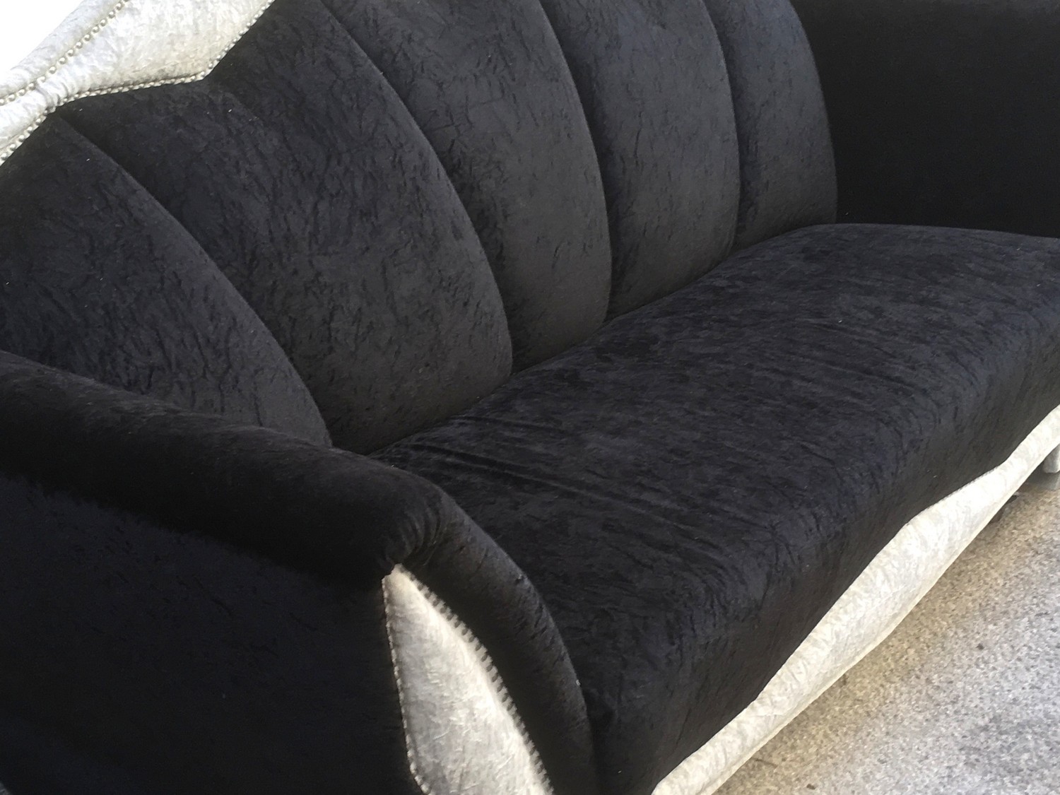Bretz Sofa T-Rex silber noir Designmöbel Designklassiker gebraucht neuwertig