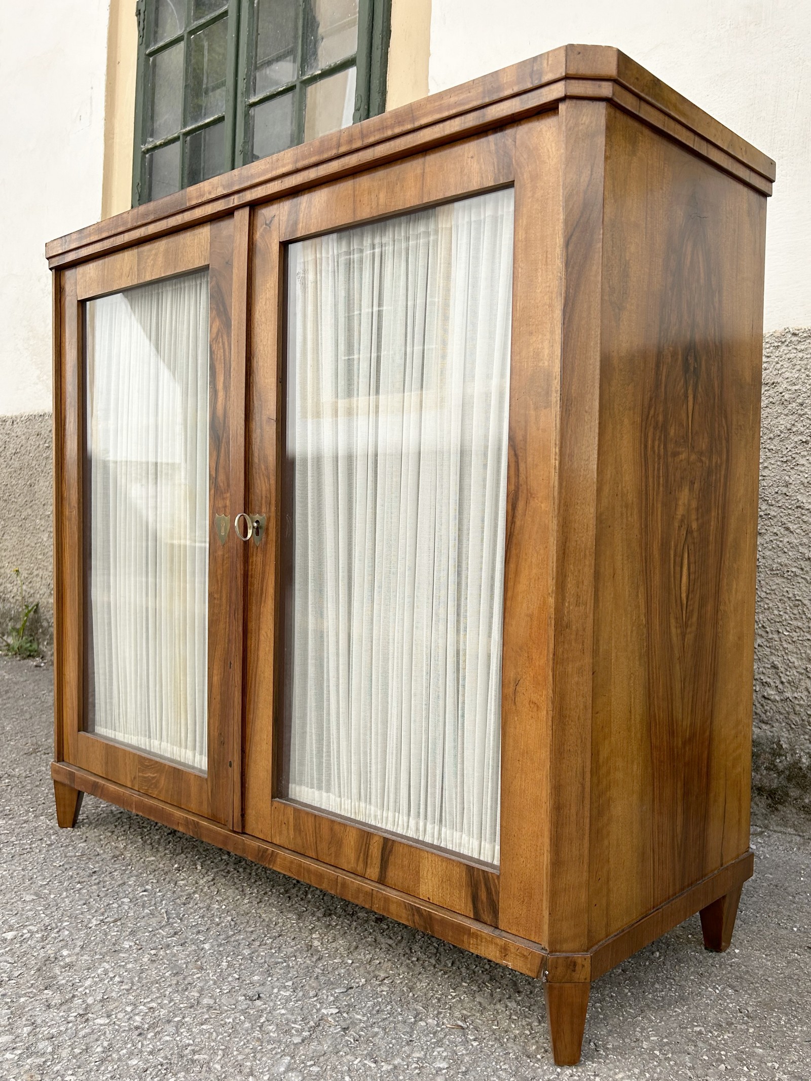 Vitrinenaufsatz Biedermeier