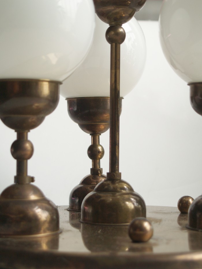Jugendstil Lampe antik