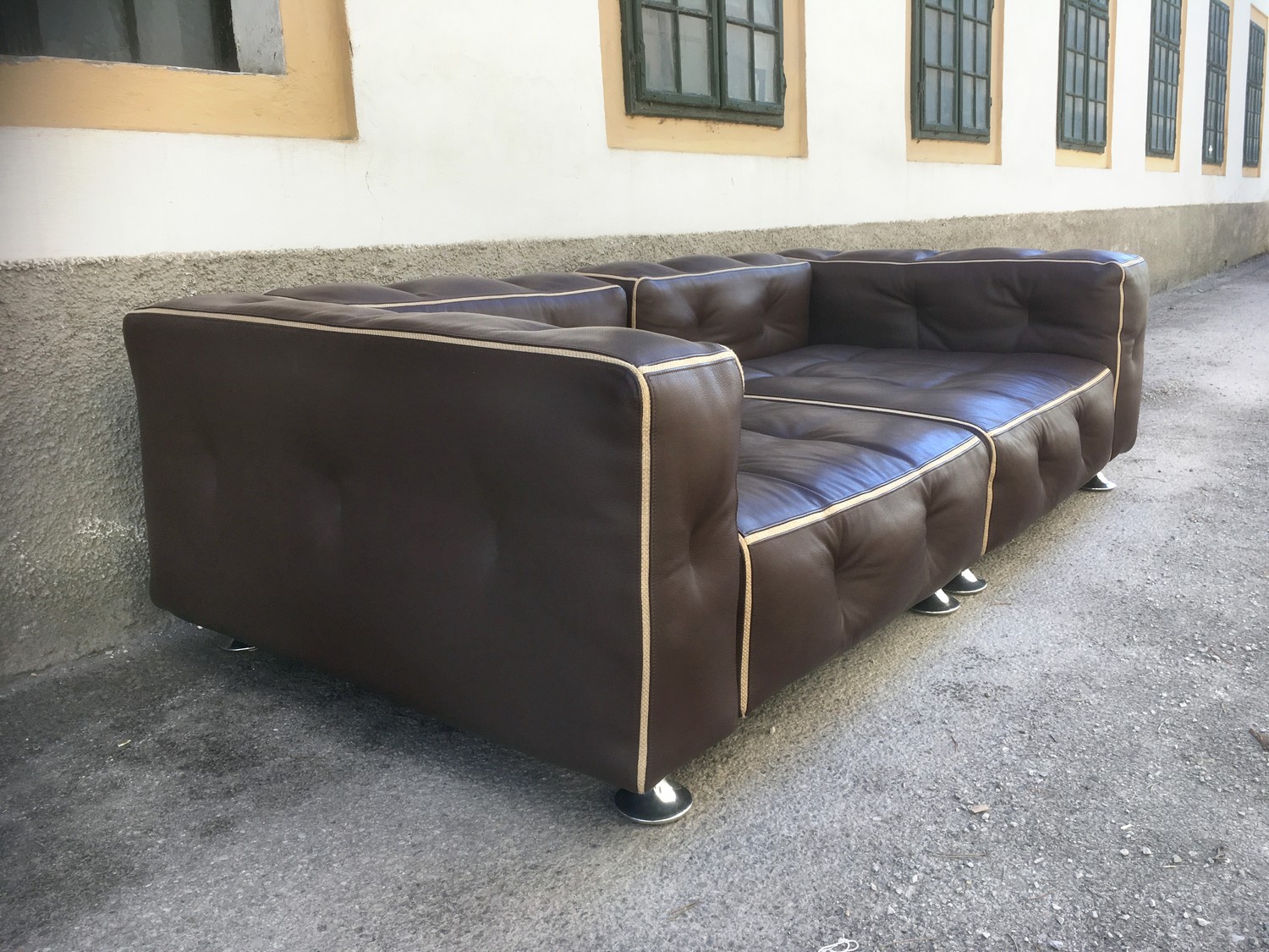 Bretz Sofa braun Lounge Möbel Riesensofa neuwertig Don Corleone