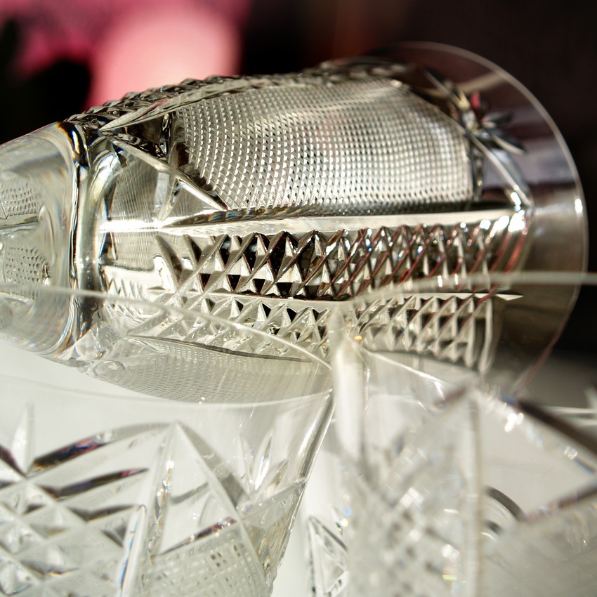 Sektgläser Bleikristall Rautenschliff Vintage