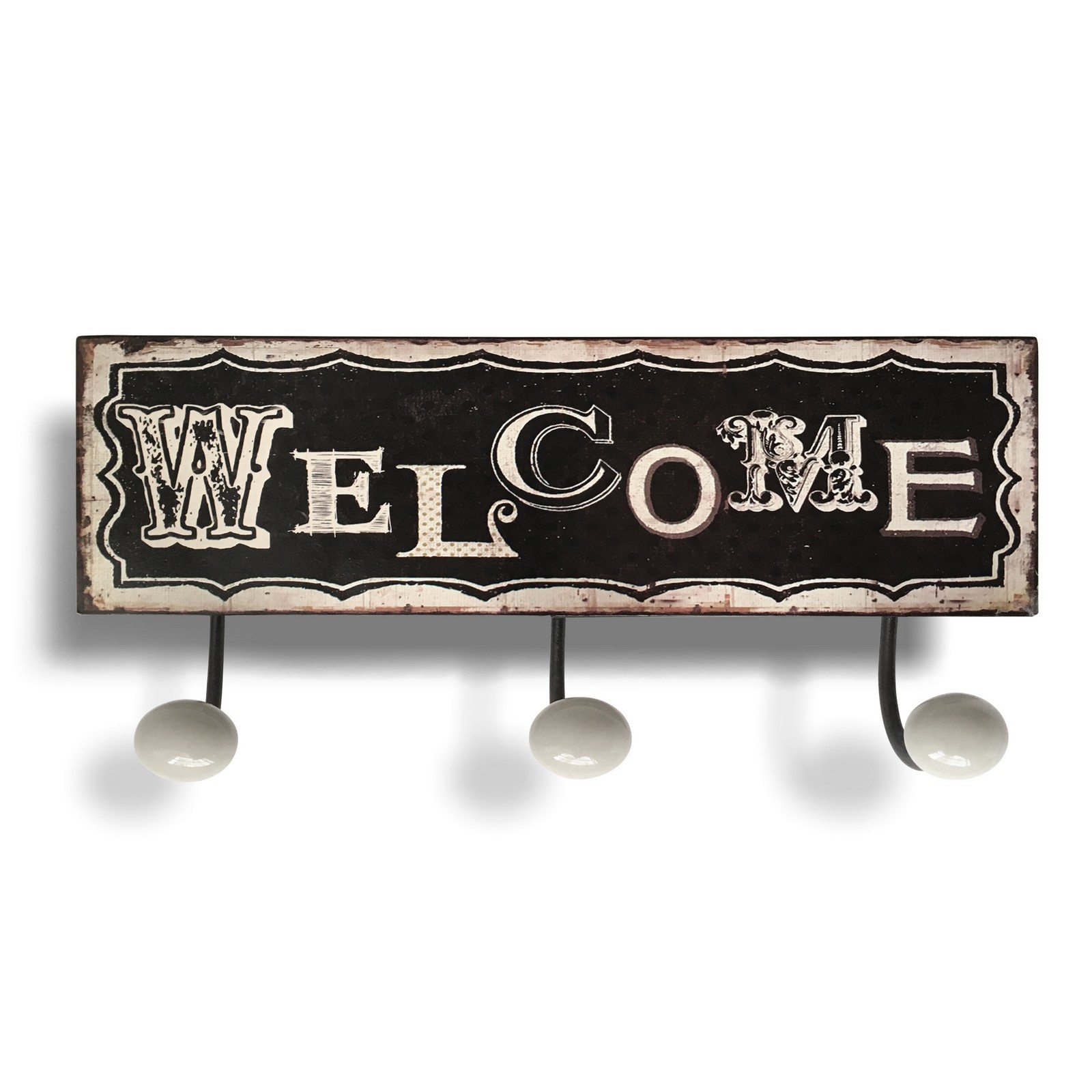 Wandgarderobe Hakenleiste Garderobe Welcome Metall Wandgarderobe Hakenleiste