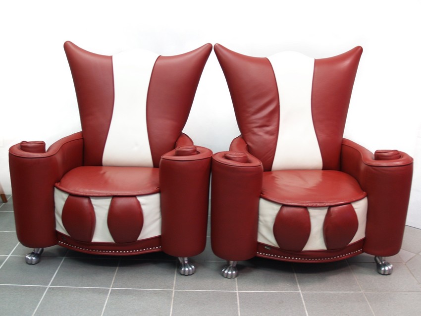 Bretz Lucky Loveseat Leder
