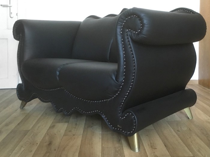 Bretz Sofa schwarz Emily