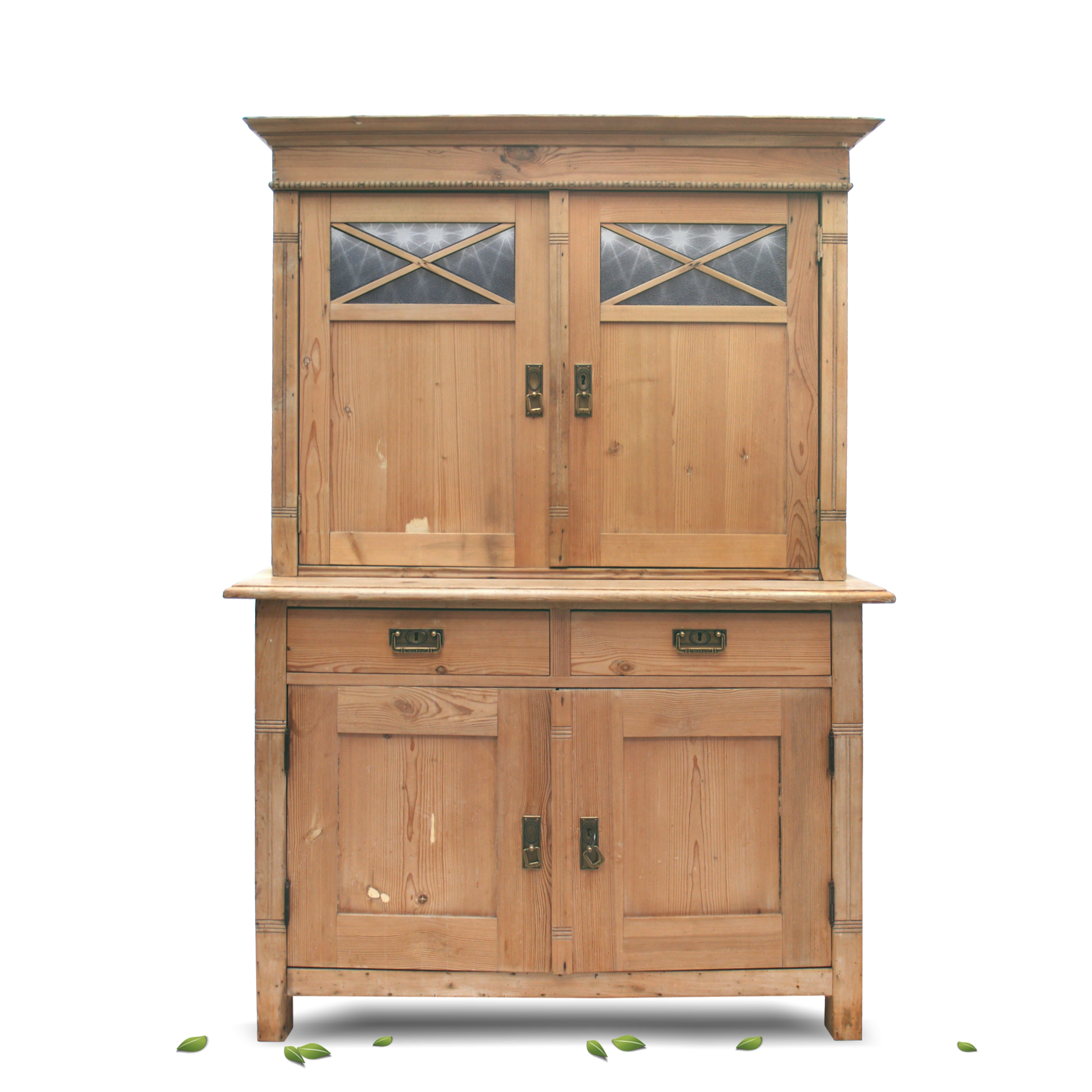 Kredenz Naturholz Küchenschrank antiker Weichholz Schrank Kredenz Naturholz Küchenschrank antiker Weichholz Schrank Bauernschrank Jugendstil