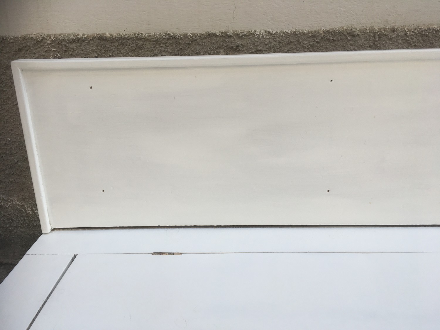 Küchenbank Vintage Sitztruhe Truhenbank Shabby Chic weiß Retro Sixties